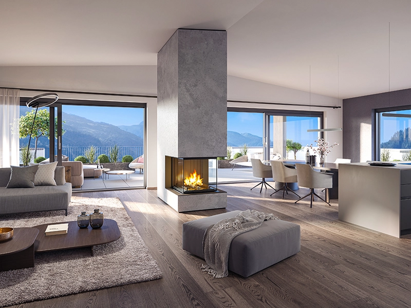 4-Zimmer Dachgeschosswohnung mit grosser Terrasse (Top B3.02)