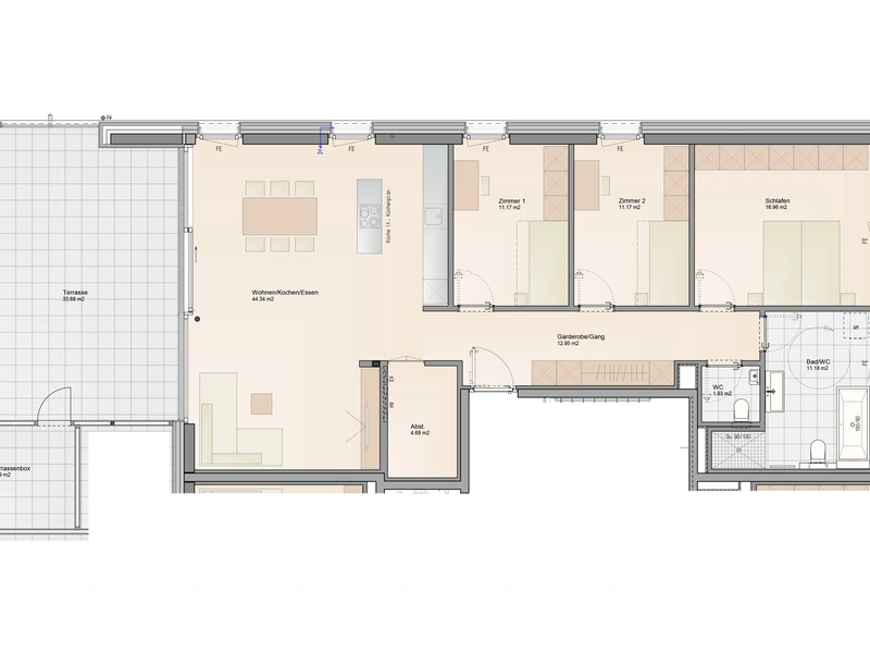 Großzügiges Wohnglück in Bludenzer Bestlage: 4-Zimmer Dachgeschosswohnung (Top A07)