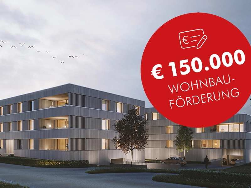 Der Bodensee ganz nah: 3-Zimmer Terrassenwohnung MIT WOHNBAUFÖRDERUNG (Top B04)