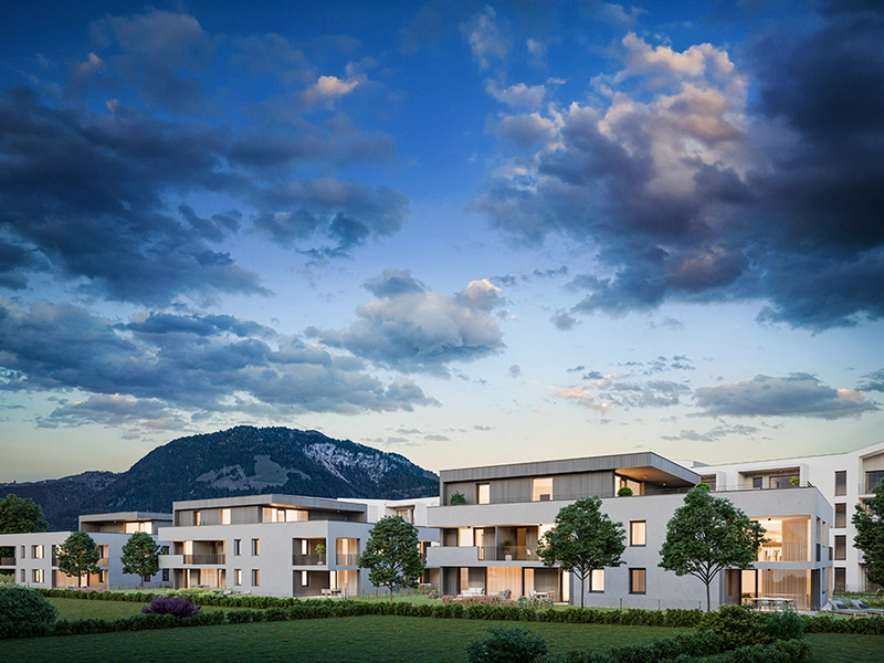 Unverbaubarer Blick auf den Wilden Kaiser (3-Zimmer Wohnung)