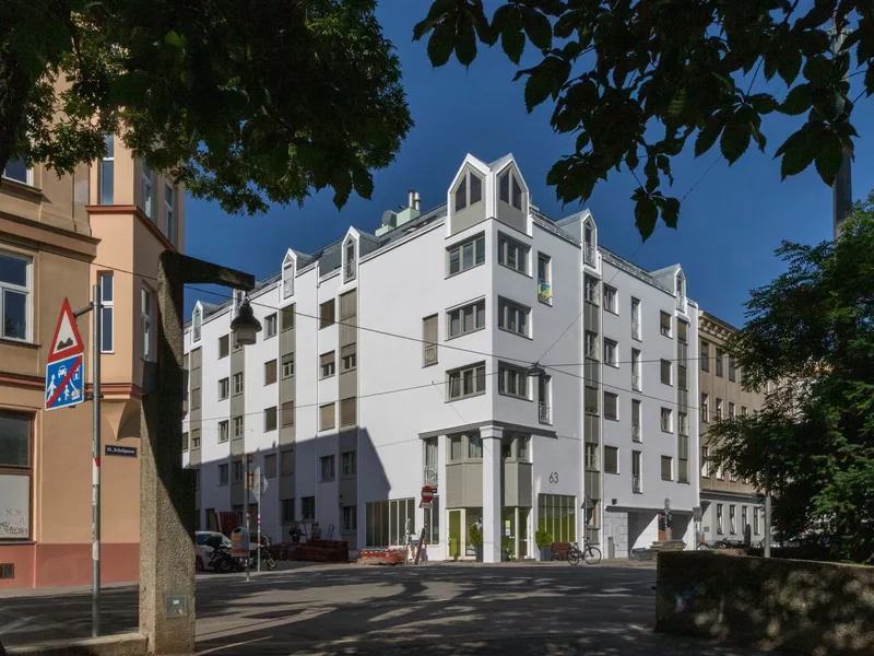 Urbanes Wohnen mit Blick auf den Schubertpark