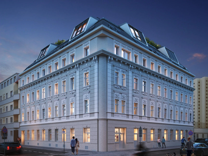 Renditepotenzial im Grünen von Wien: Dachgeschoßausbau in der Meißnergasse!
