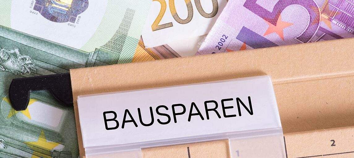 geldscheine und bausparvertrag