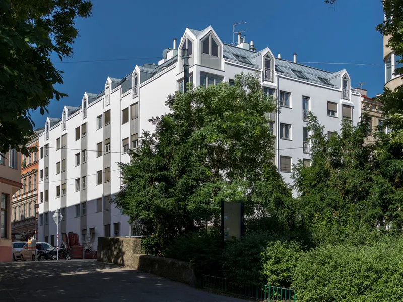 Urbanes Wohnen mit Blick auf den Schubertpark