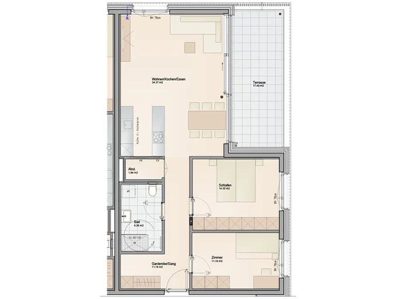 Hochwertige Ausstattung | purer Komfort am See | 3-Zimmer Wohnung mit HOHER WOHNBAUFÖRDERUNG (Top B02)