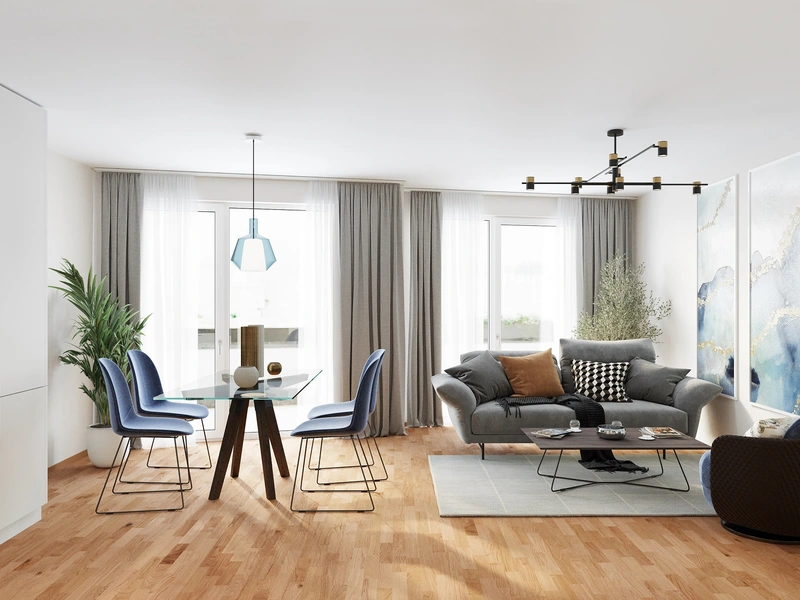 **WOHNPREISSCHMELZ** Ein Zuhause der Extraklasse: DECKZEHN vereint Luxus und Komfort