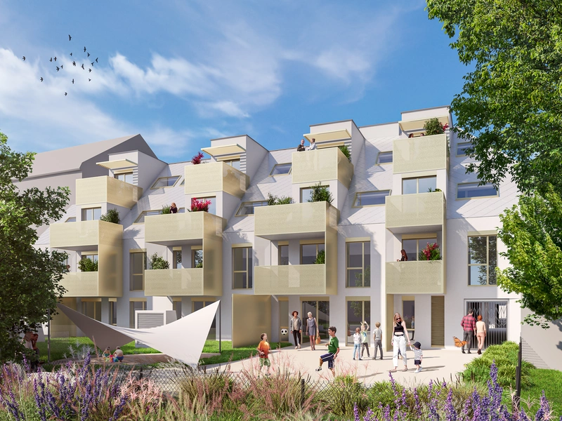 Ruhelage Nähe Kagraner Platz: Ihre Vorsorgewohnung im Projekt „ALF“