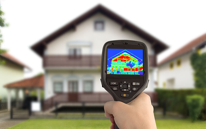 Thermography messen Haus