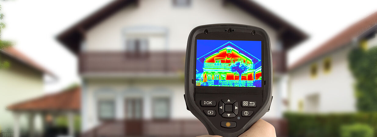 Thermography messen Haus