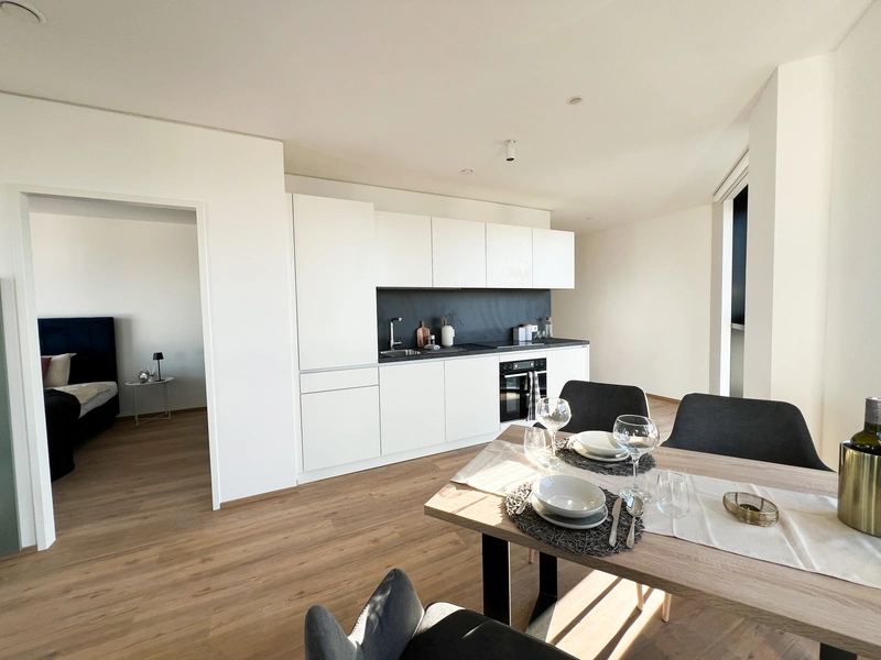 3 Zimmer Traumwohnung im 15.OG mit grandioser Aussicht ab 01. Juni!
