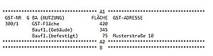 A-Blatt im Grundbuch