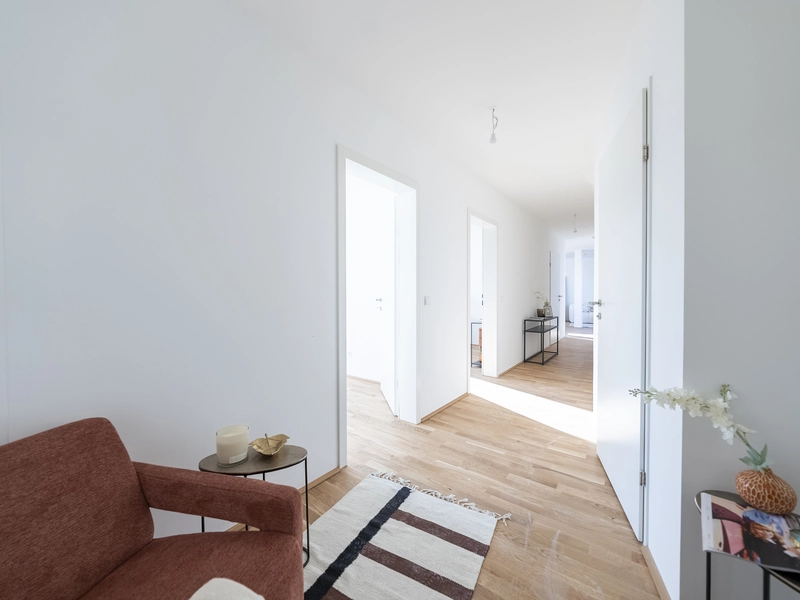 Bezugsfertig und sofort beziehbar: Lage, Luxus, Leben – Maja setzt neue Maßstäbe für urbanes Wohnen in Wien.