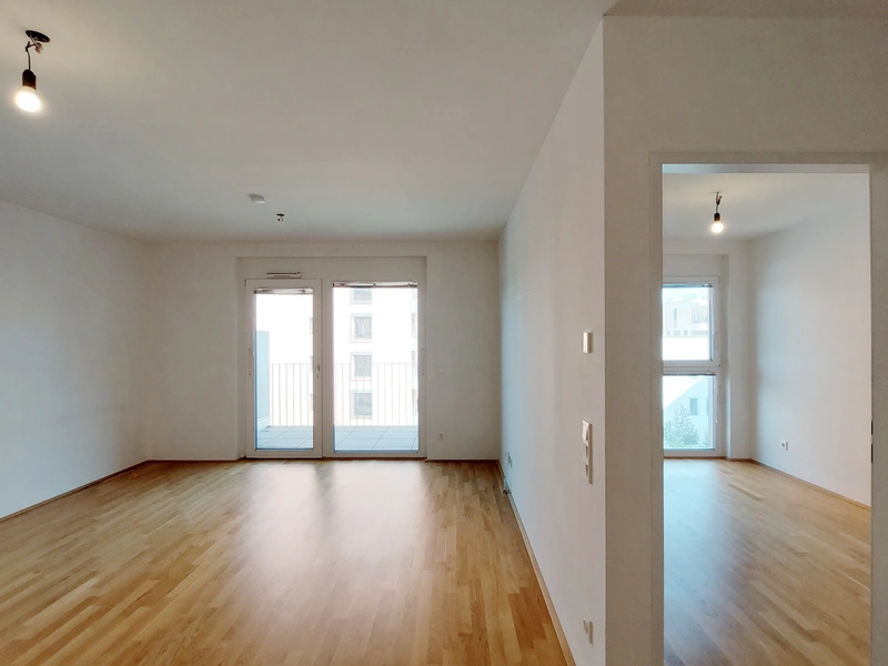 Ideal geschnittene 2-Zimmer-Wohnung im grünen Wildgarten!