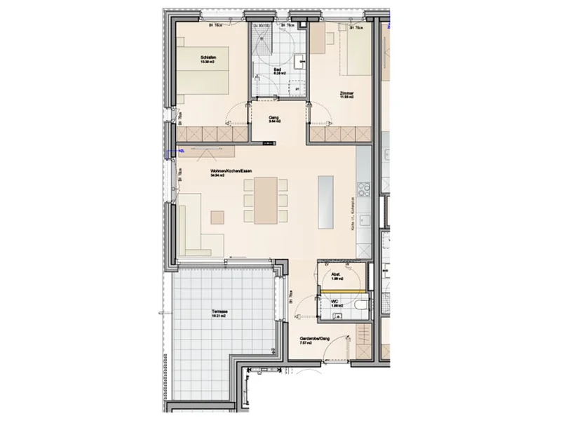 Der Bodensee ganz nah: 3-Zimmer Terrassenwohnung MIT WOHNBAUFÖRDERUNG (Top B04)