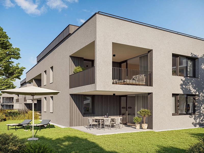 Unverbaubarer Blick auf den Wilden Kaiser (3-Zimmer Wohnung)