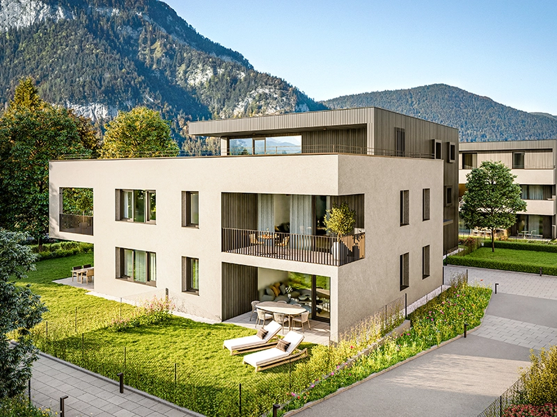 Unverbaubarer Blick auf den Wilden Kaiser (3-Zimmer Wohnung)