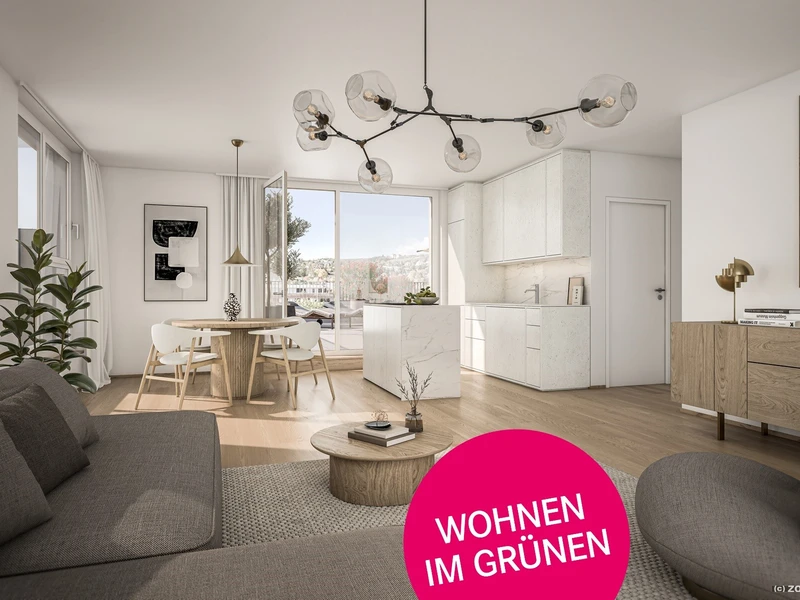 Stadtdomizil mit Grünblick  