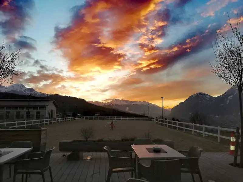 Panorama Café-Restaurant am Pferdesportzentrum in Aldrans