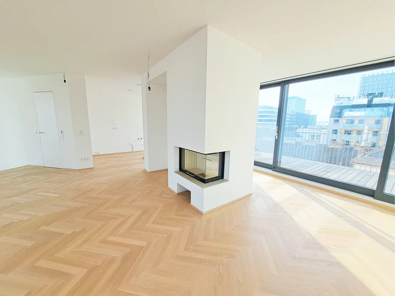 Stilvolle Maisonettewohnung mit Kamin und Dachterrassen im 4. Bezirk