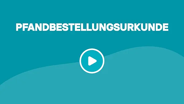 Pfandbestellungsurkunde