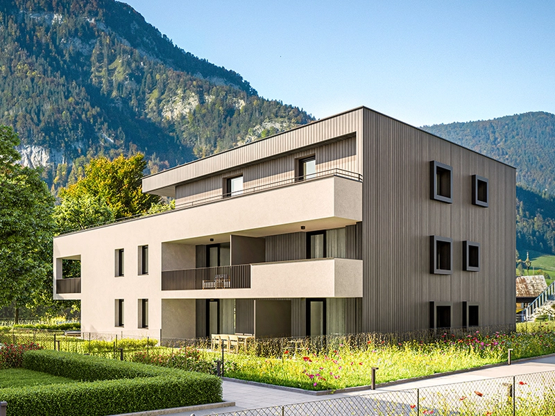 Unverbaubarer Blick auf den Wilden Kaiser (3-Zimmer Wohnung)