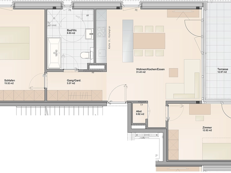 Herrliche 3-Zimmer Terrassenwohnung mit Wohnbauförderung (Top A06)