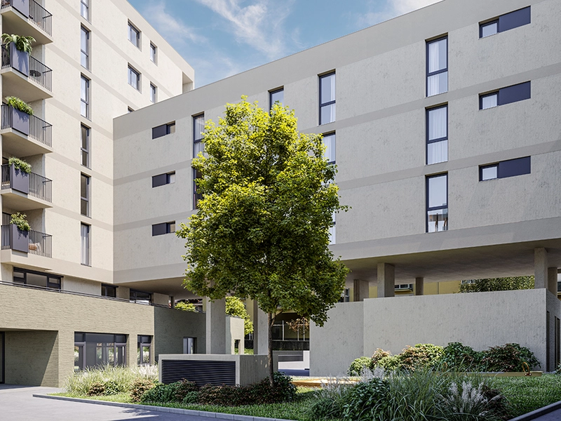 Klare Einteilung & Wohnraum mit Loftfeeling: 4-Zimmer Wohnung mit Balkon (Top B2.5)