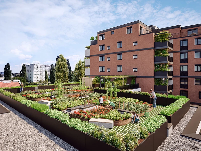 2-Zimmer Wohnung mit Parkblick ab EUR 950,- monatl.