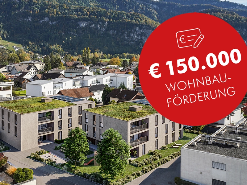 3-Zimmer Wohnung mit großem Garten | Wohnbauförderung (Top B02)