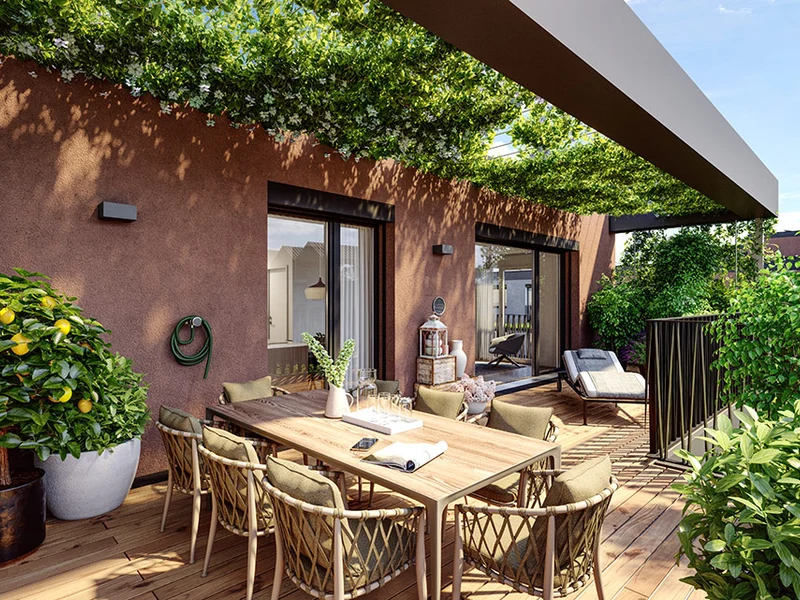 2-Zimmer Wohnung mit Parkblick ab EUR 950,- monatl.