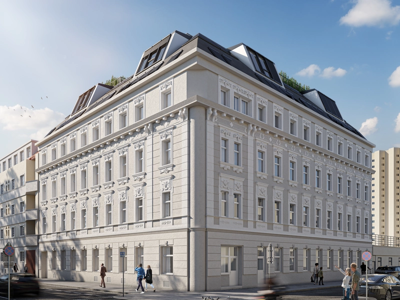 Renditepotenzial im Grünen von Wien: Dachgeschoßausbau in der Meißnergasse!