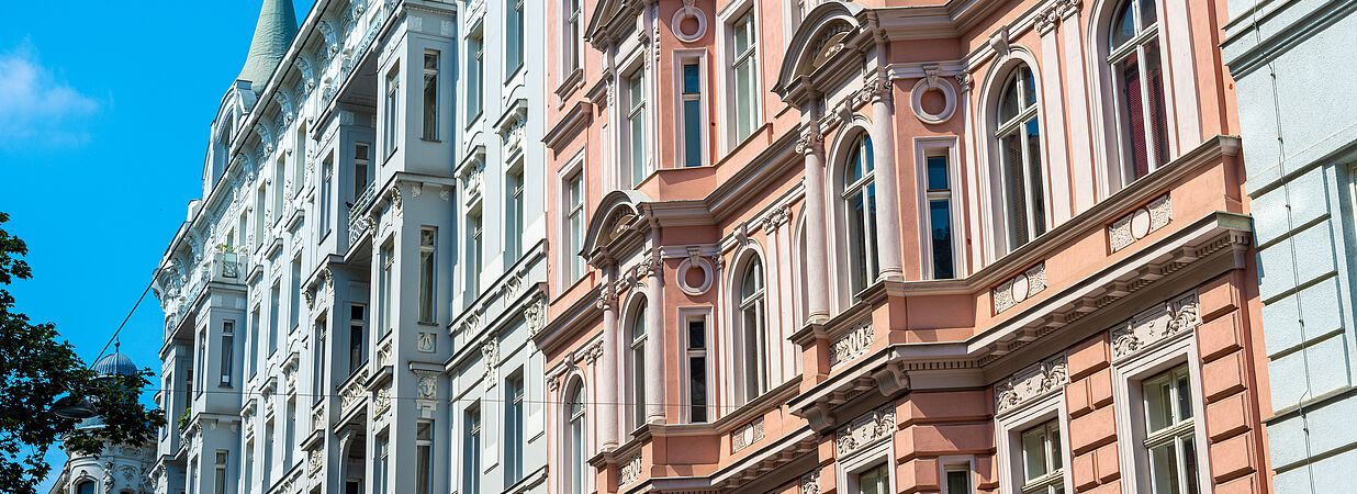 Historische Mietshäuser in Österreich