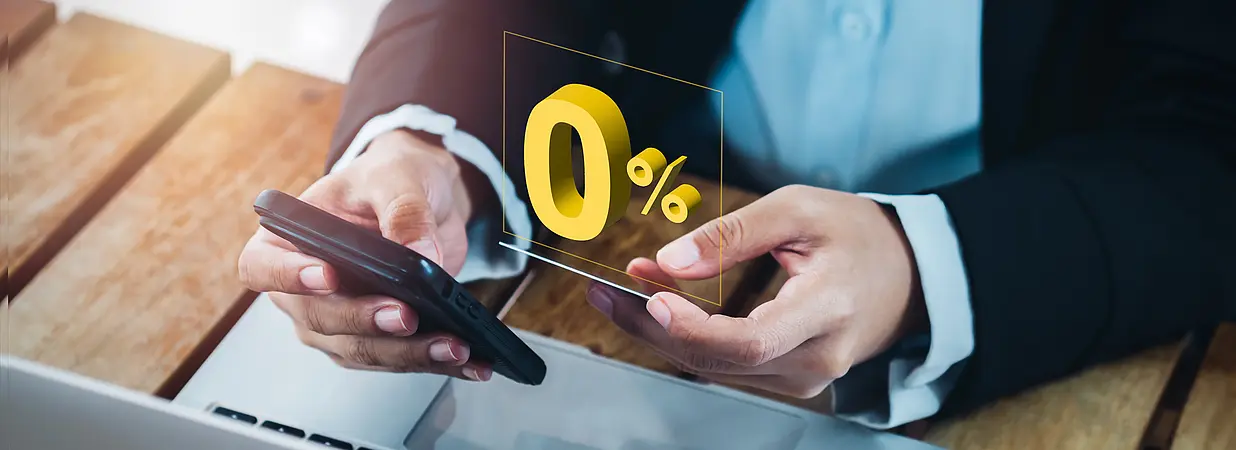 mann hält 0 %
