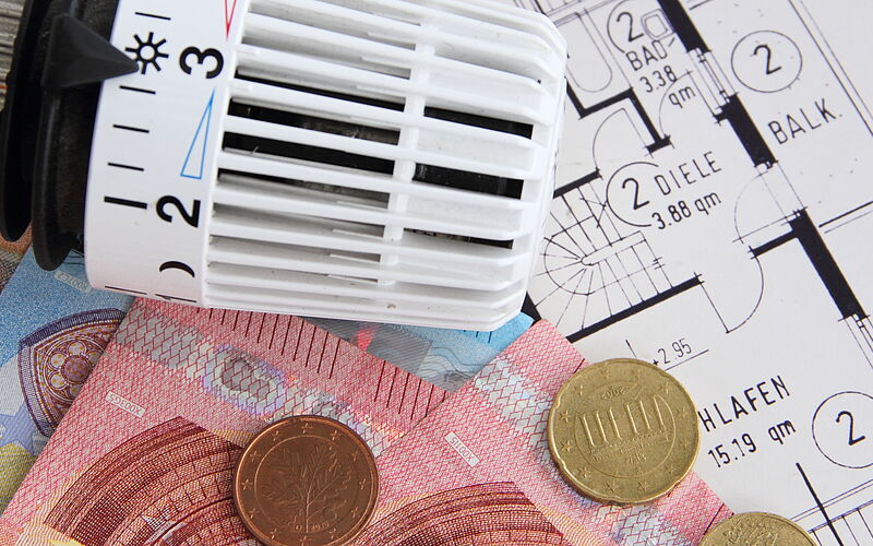 Geld für Heizkosten in Wohnung