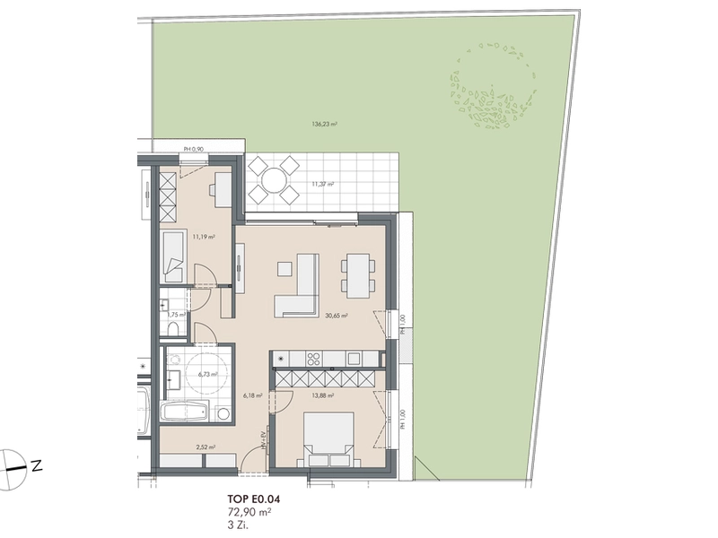 Idyllische 3-Zimmer Wohnung mit Blick auf den Wilden Kaiser