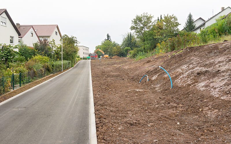 Erschließung einer Baulücke in der Stadt