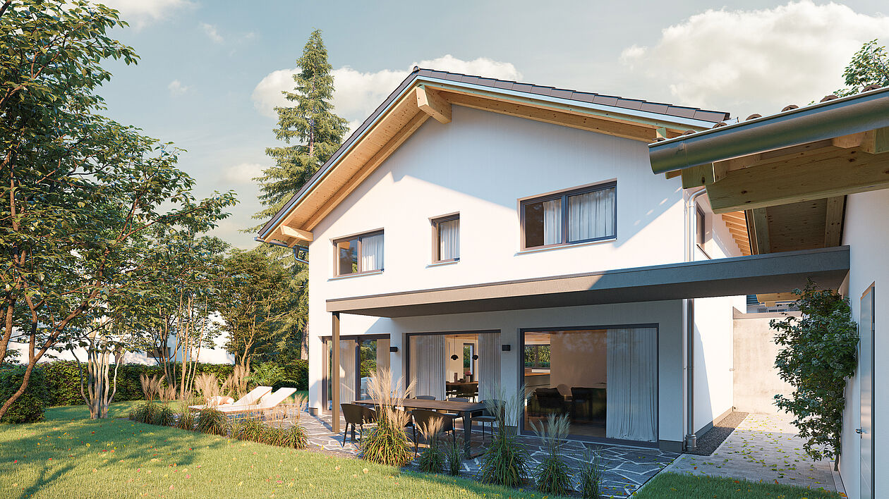 Einfamilienhaus mit Garten