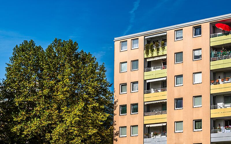 Hausfassade in Österreich