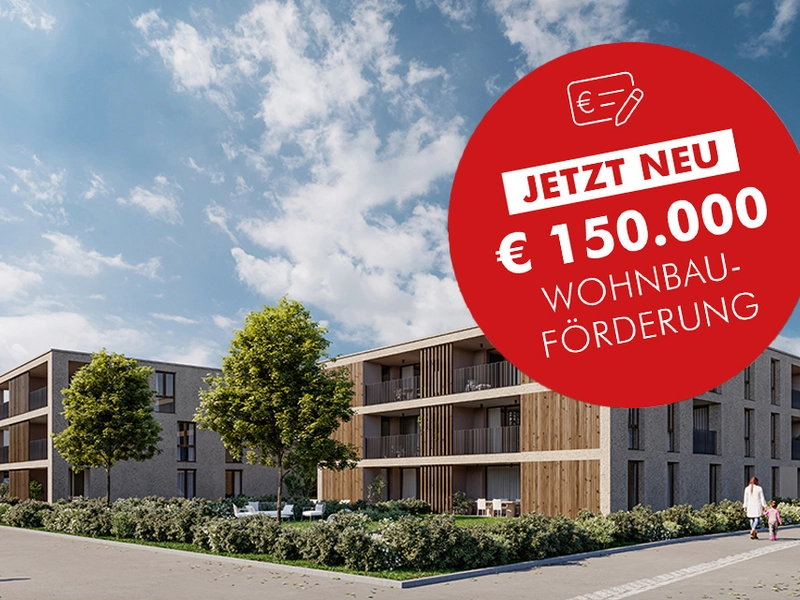 3-Zimmer Wohnung mit sonniger Terrasse und hoher Wohnbauförderung (Top A03)