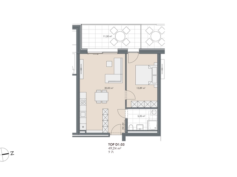 Direkt vom Bauträger! 2-Zimmer Wohnung mit Bergblick