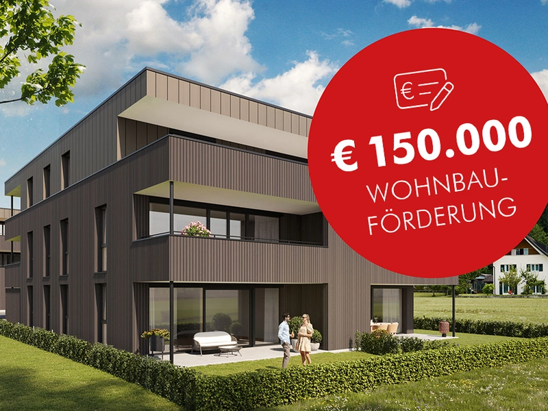 Bezugsfertig: 3-Zimmer Terrassenwohnung mit hochwertiger Ausstattung & Wohnbauförderung (Top A02)