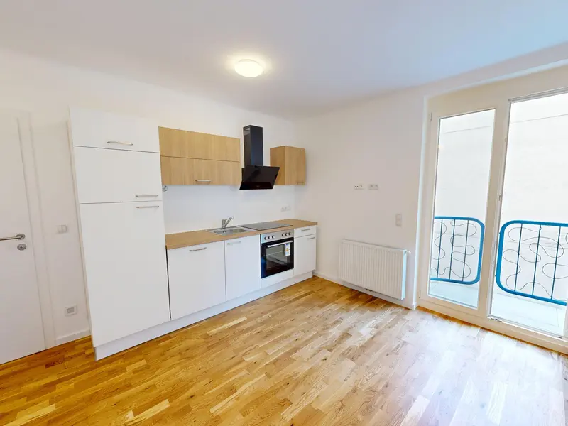 Singlewohnung - 2-Zimmer mit Balkon in den Innenhof - Erstbezug nach hochwertiger Sanierung