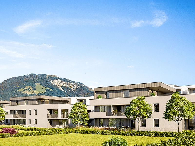 Unverbaubarer Blick auf den Wilden Kaiser (3-Zimmer Wohnung)