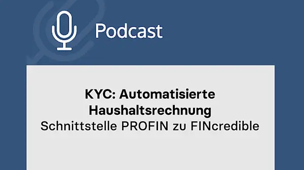 KYC: Automatisierte Haushaltsrechnung Schnittstelle PROFIN zu FINcredible