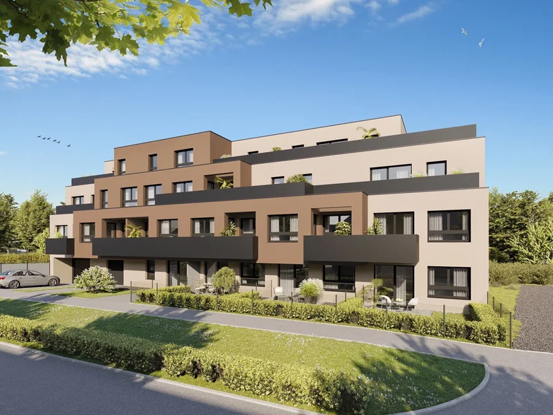 Vielfältige Freiflächen und Balkone für hohe Vermietbarkeit