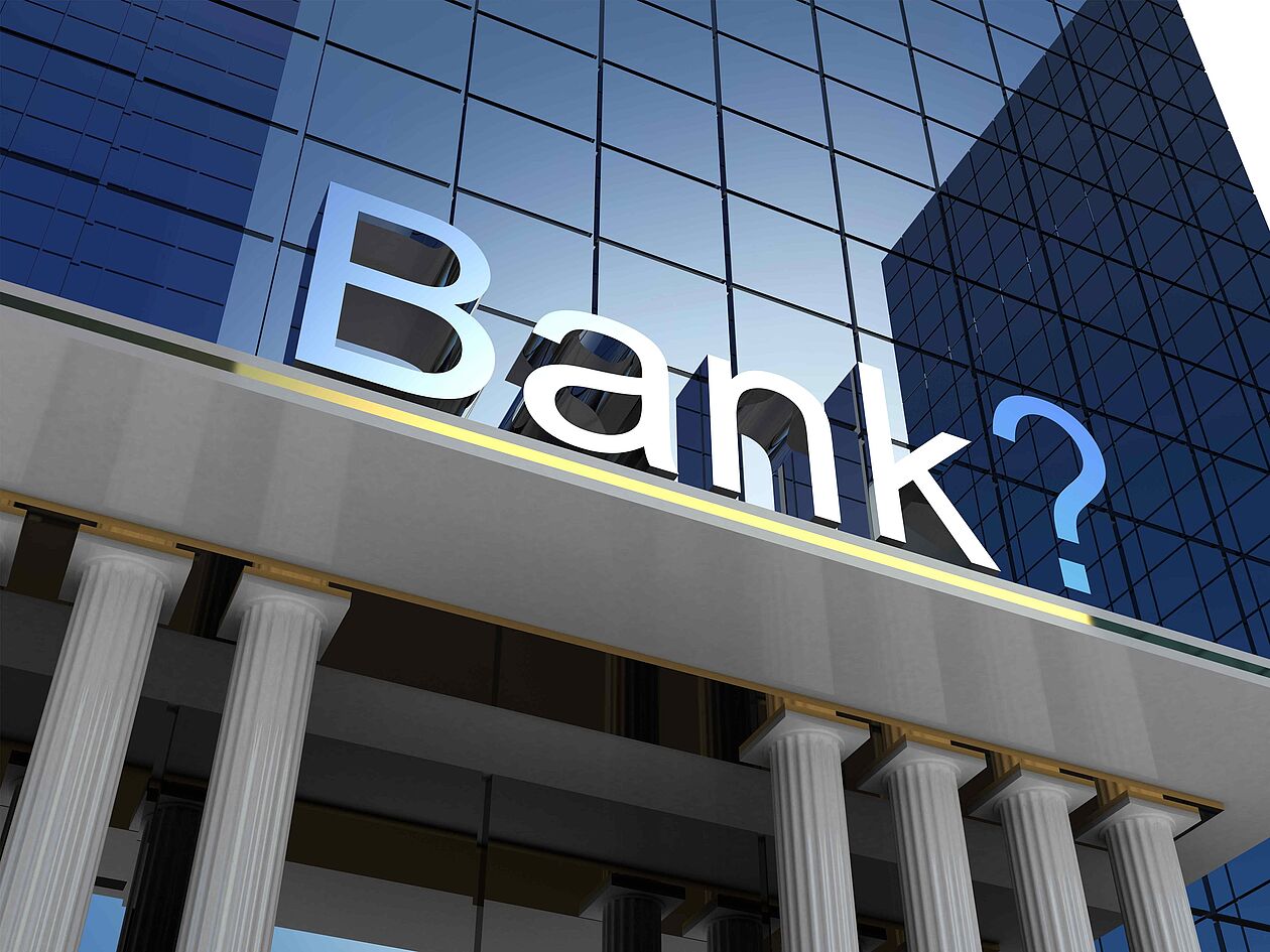Fassade einer Bank für strukturierte Finanzierung