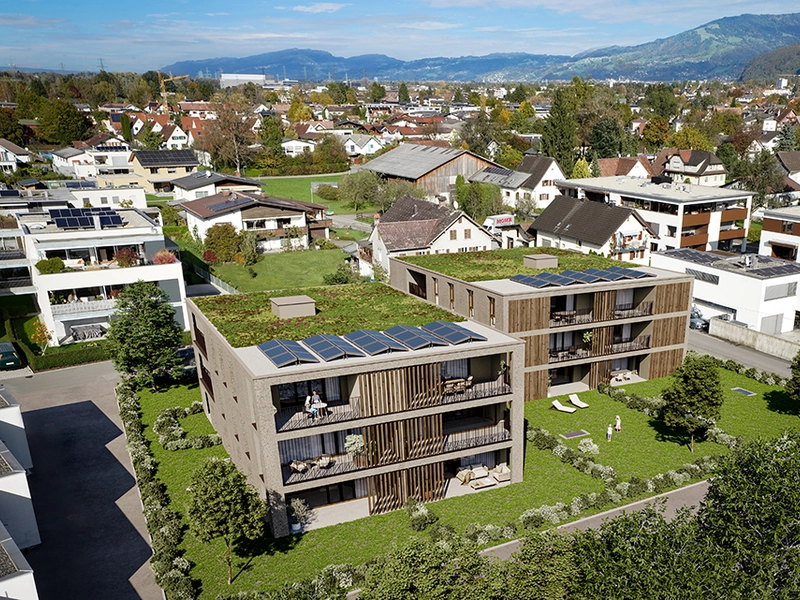 Gemütliche 2-Zimmer Terrassenwohnung mitten in Altach (Top A04)