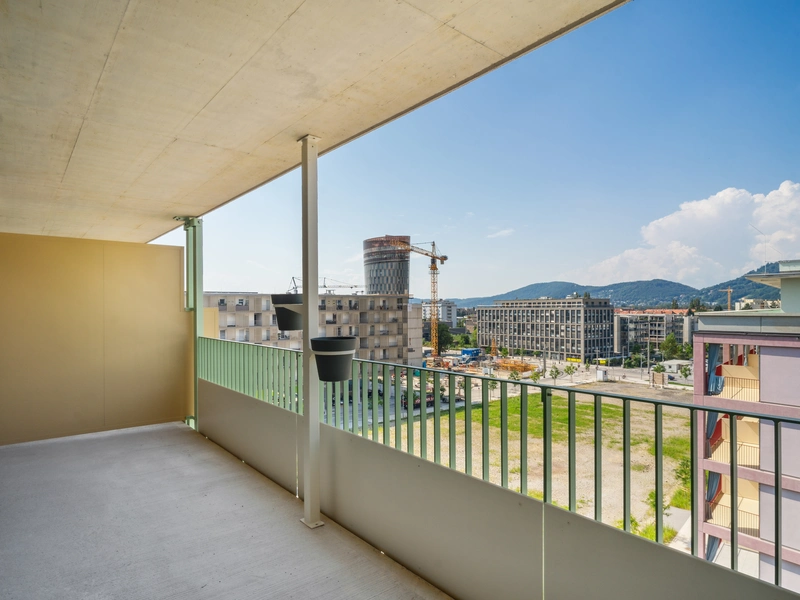 Balkonwohnung in der Smart City!