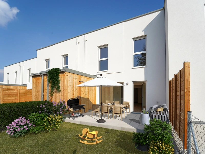 Rentable Ausblicke: Reihenhäuser mit Gärten und Terrassen in der Josefstadt