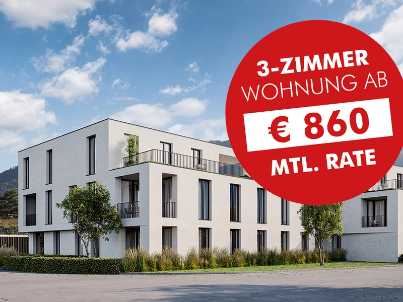 Baustart bereits erfolgt: 3-Zimmer Terrassenwohnung mit Wohnbauförderung (Top A06)